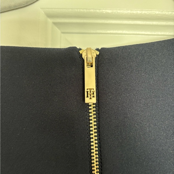 Tommy Hilfiger Navy Mini Dress with Ruffle Sleeves - Picture 5 of 5